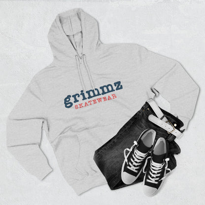 Grimmz Skatewear Fleece Hoodie — Vintage Skate Logo Pullover