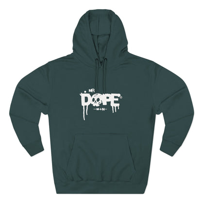 Classic White Three-Panel Hoodie