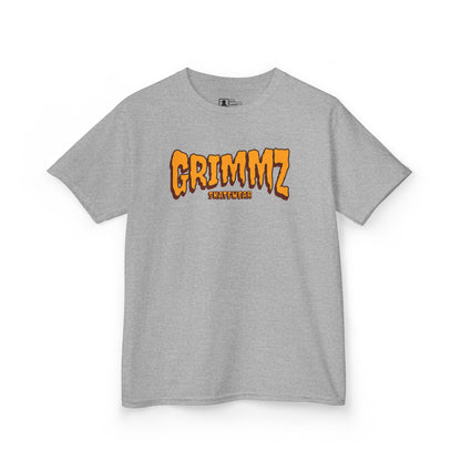 Kids Tee — GRIMMZ Orange Logo Graphic Shirt