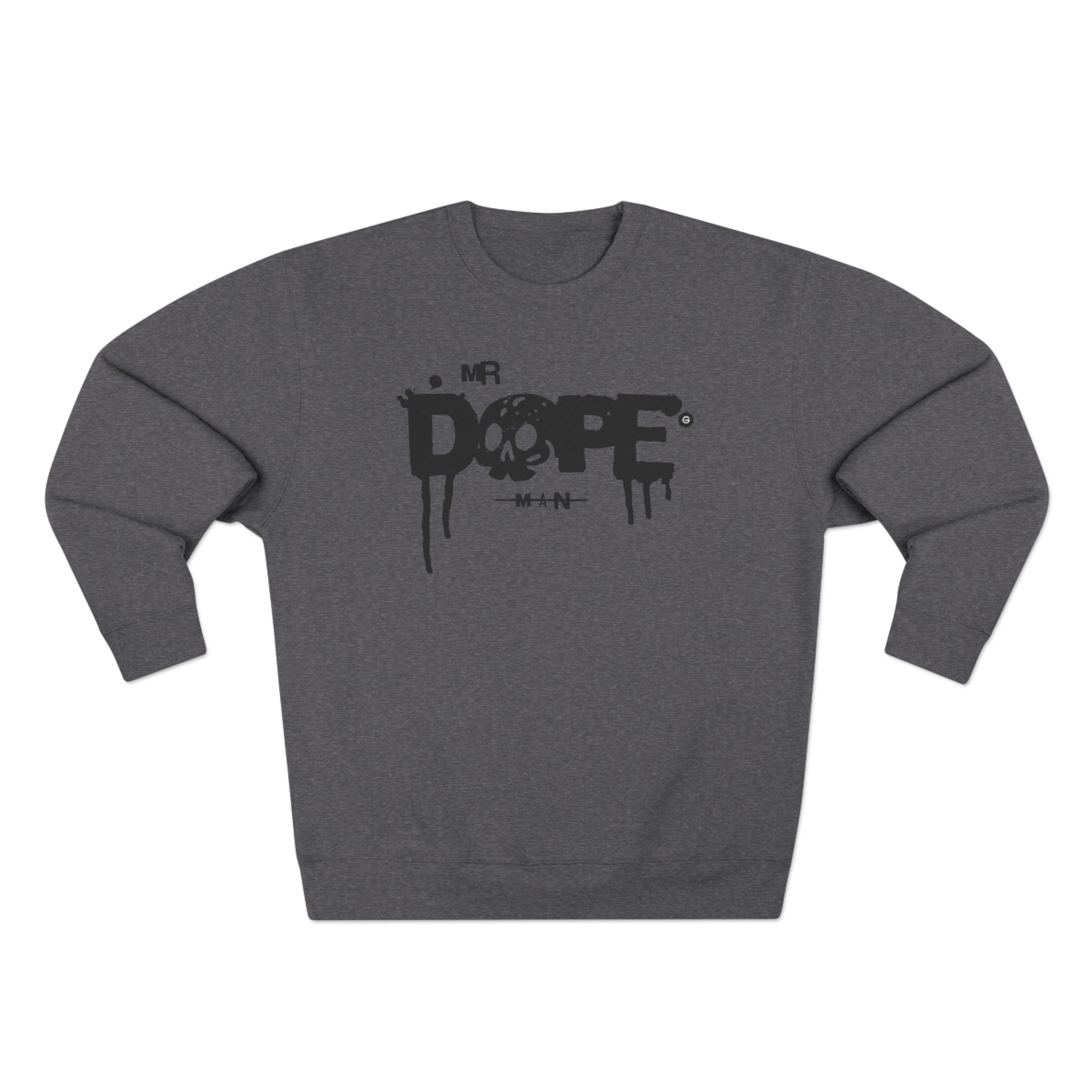Dope Skull Crewneck Sweatshirt — Mr Dope Drip Graphic Pullover