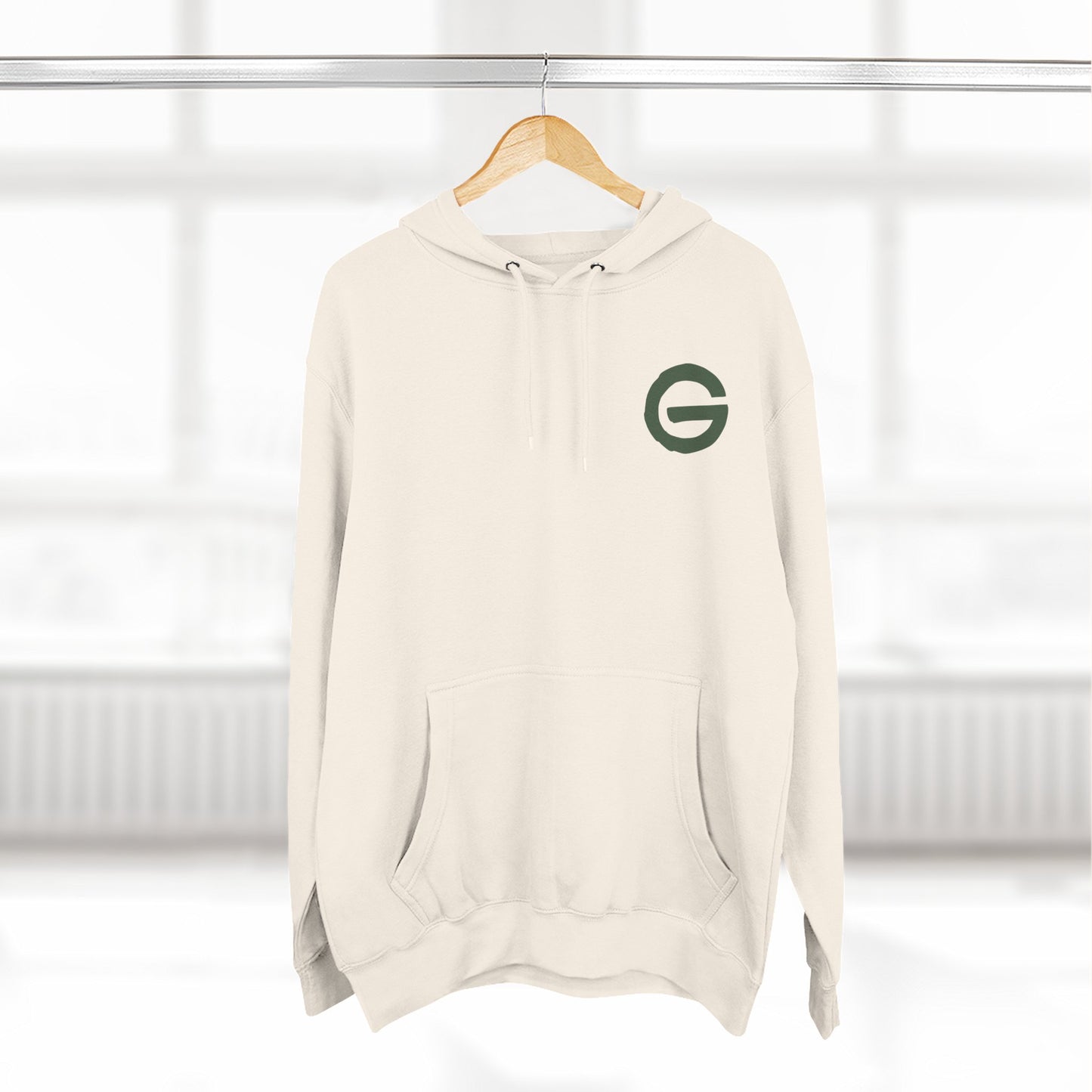Minimalist Green 'G' Logo Hoodie