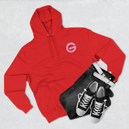 Minimalist Pink G Logo Hoodie