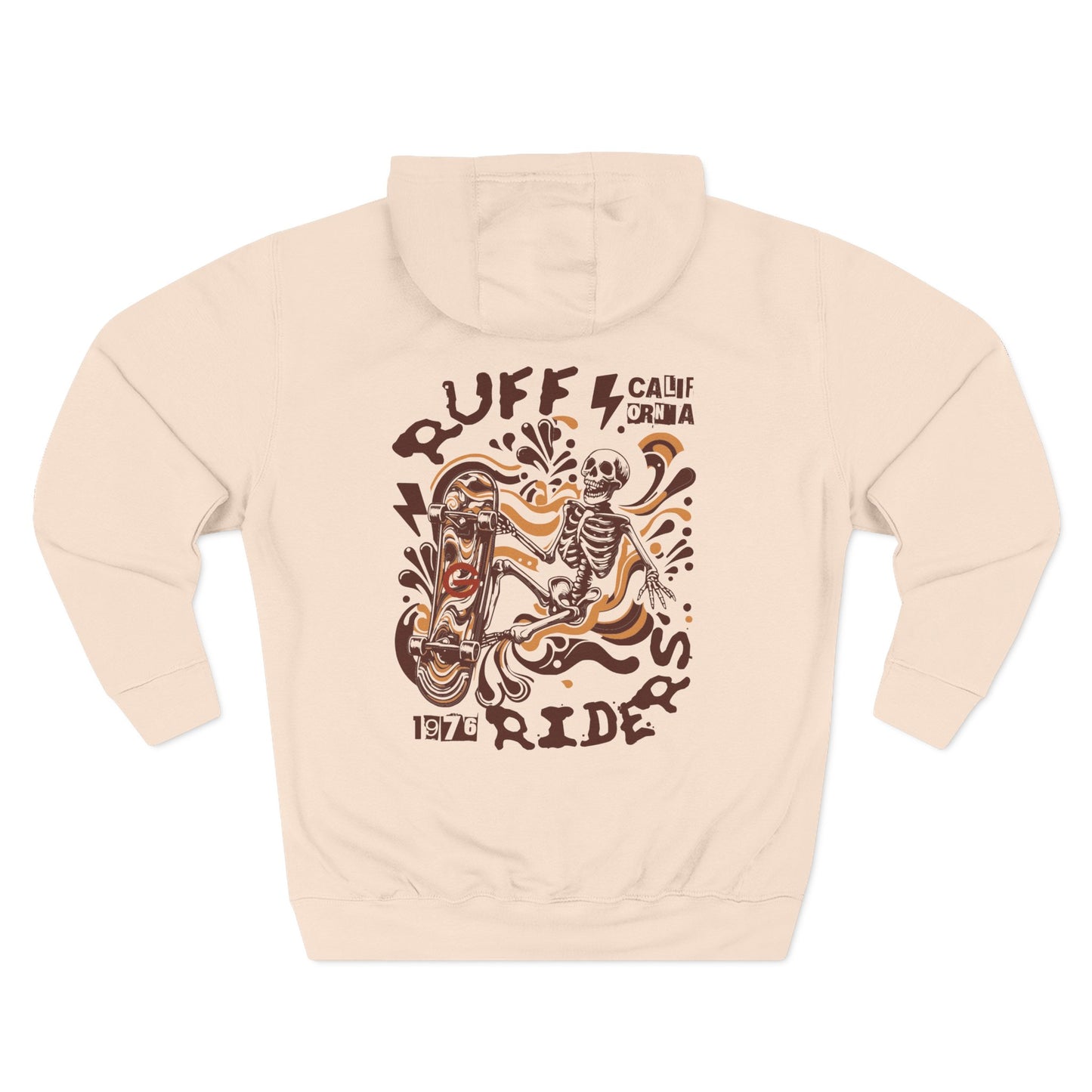 Ruff Riders Biker Skeleton Hoodie