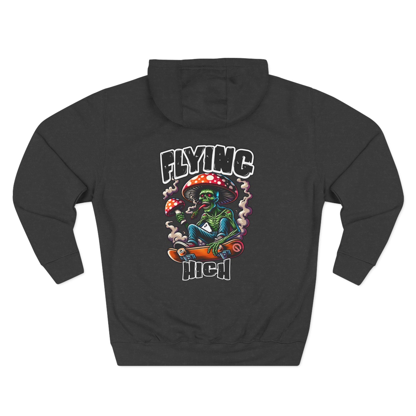 Flying High Mushroom Skateboard Hoodie