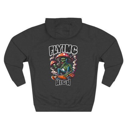 Flying High Mushroom Skateboard Hoodie