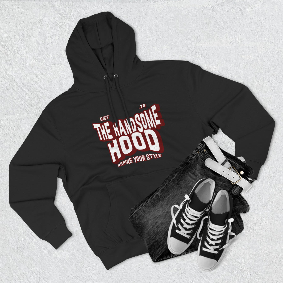 The Handsome Hood Graphic Fleece Hoodie