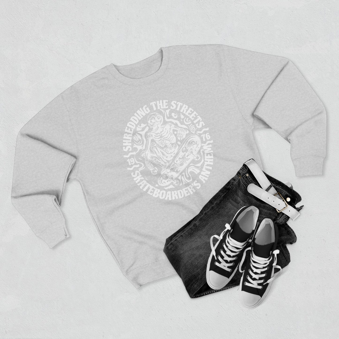 Skate Anarchy Shredding Streets Sweatshirt