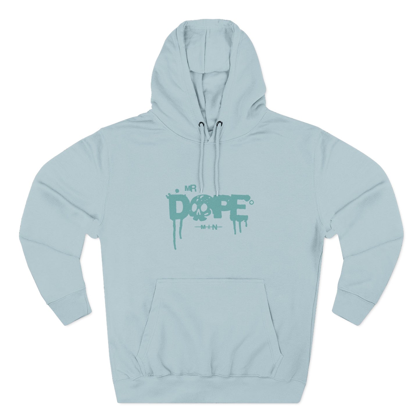 Dope Skull Fleece Hoodie Graphic Streetwear