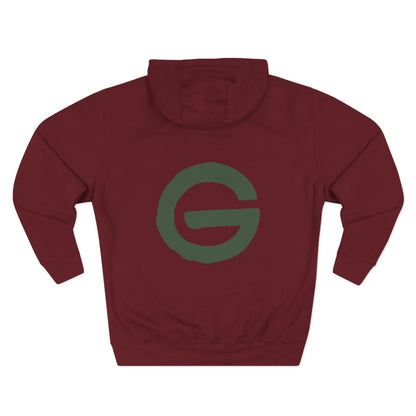 Minimalist Green 'G' Logo Hoodie