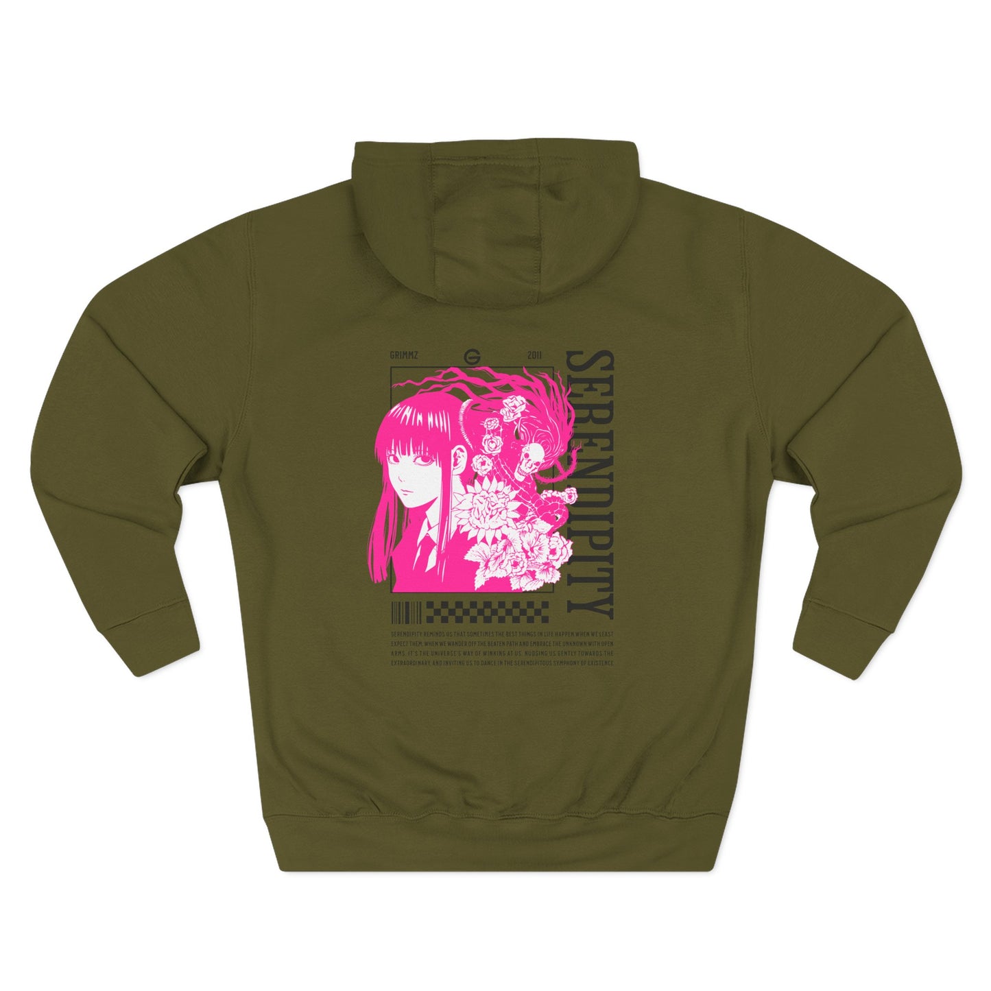 Serendipity Pink Anime Hoodie