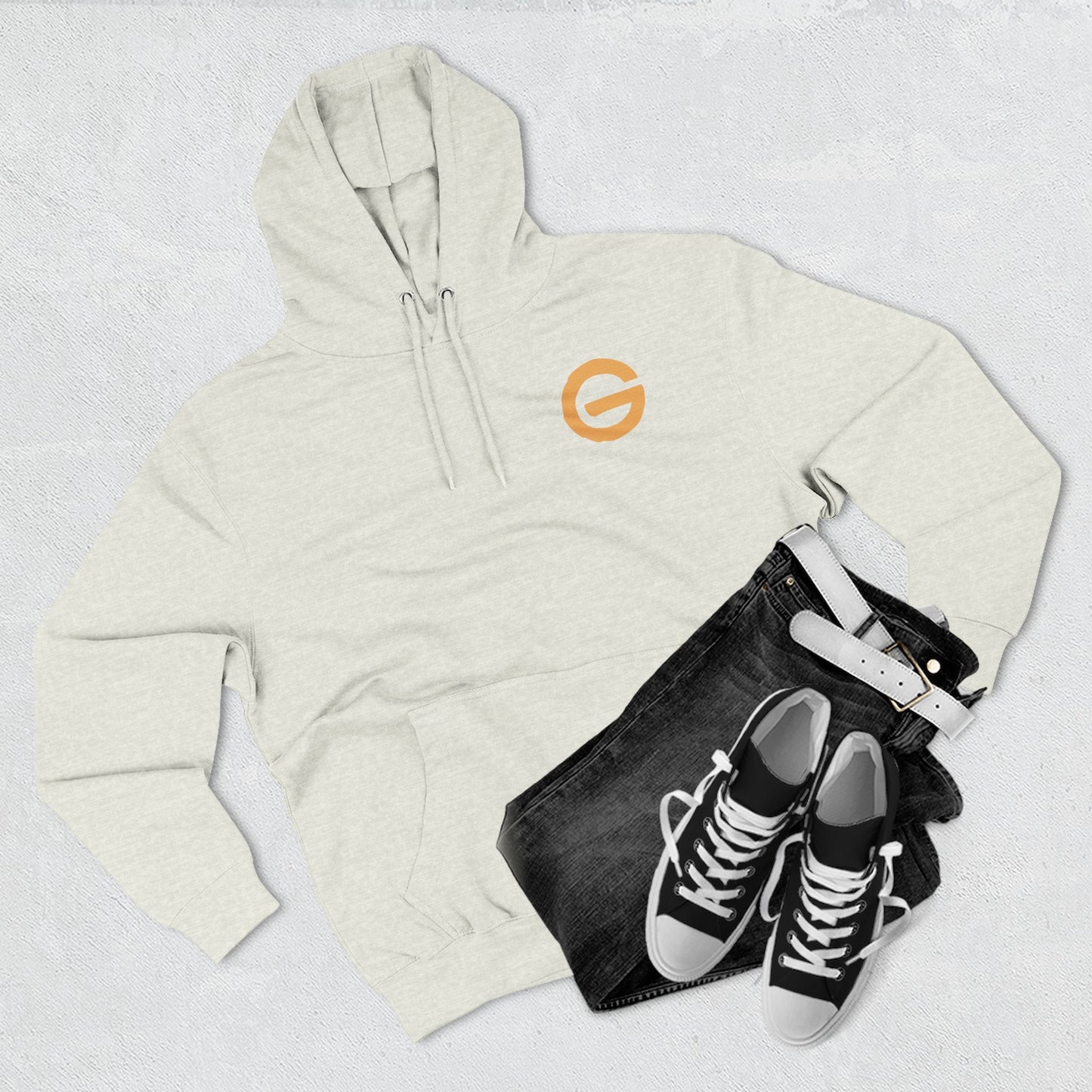 G Circle Logo Hoodie Minimalist