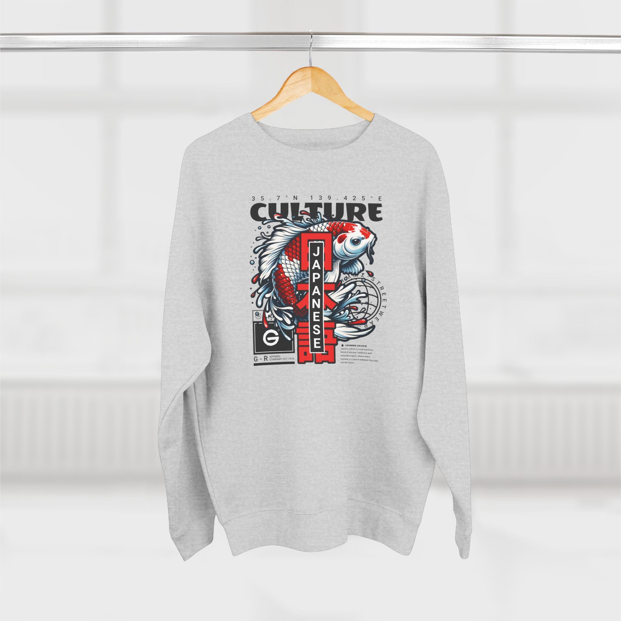 Japanese Koi Culture Crewneck Sweatshirt