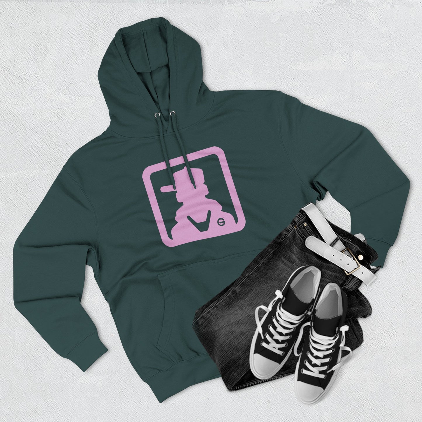 Pastel Pink Cat Hoodie