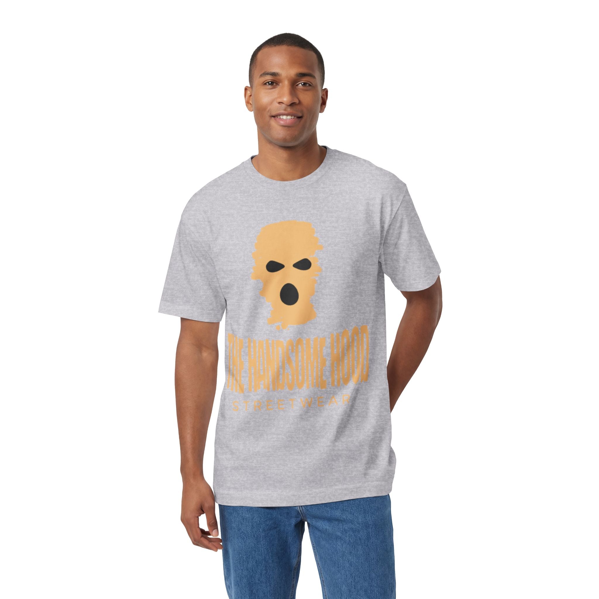 Streetwear Tee — "The Handsome Hood" Graphic T-Shirt