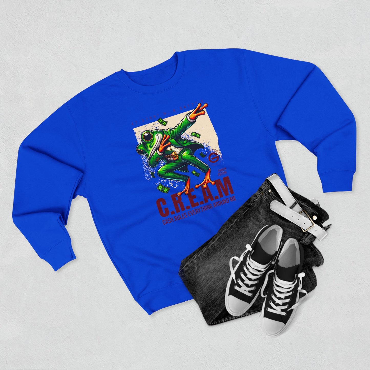 C.R.E.A.M. Frog Graphic Crewneck