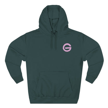 Minimalist Pink G Logo Hoodie