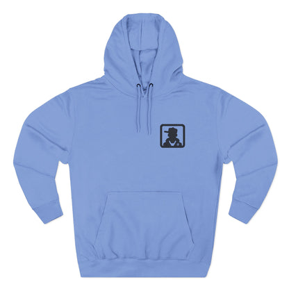 Minimal Silhouette Chest Logo Hoodie