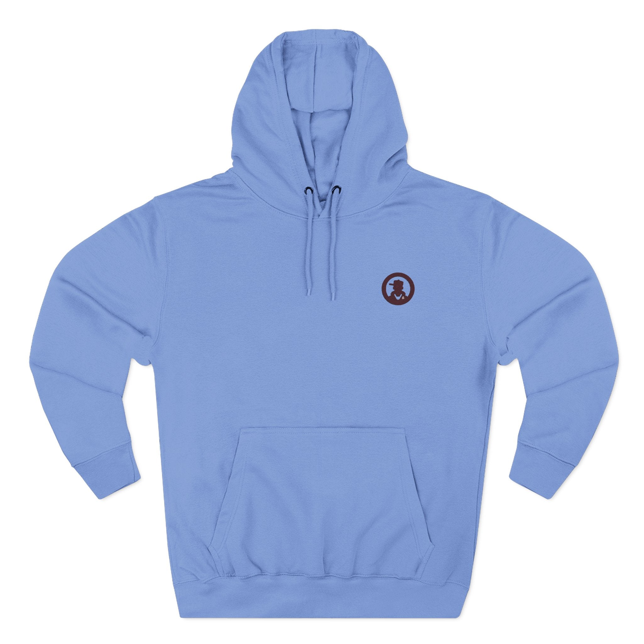 Minimalist Small Logo Hoodie — Cozy Fleece Pullover with Tiny Chest Emblem