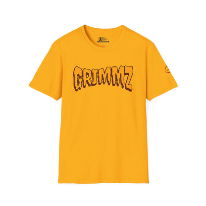 Grimmz Orange Drip Logo T-Shirt