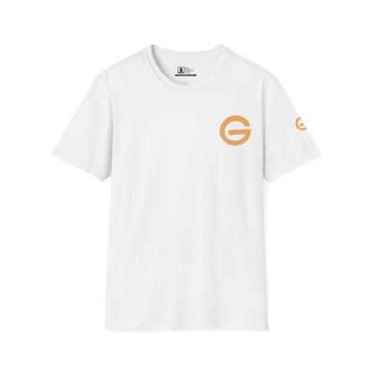 Minimal Gold 'G' Logo T-Shirt — Casual Branded Chest Emblem Tee