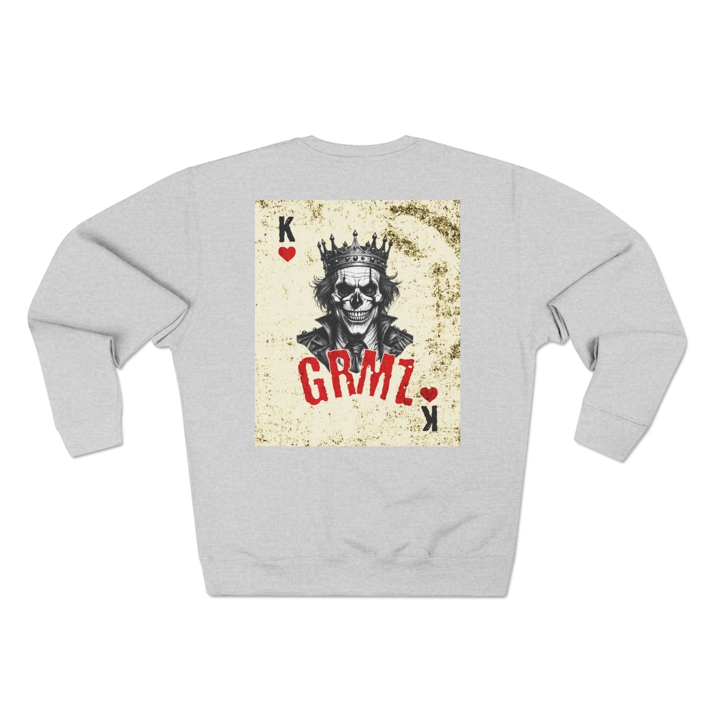 GRMZ Playing Card Skull Crewneck
