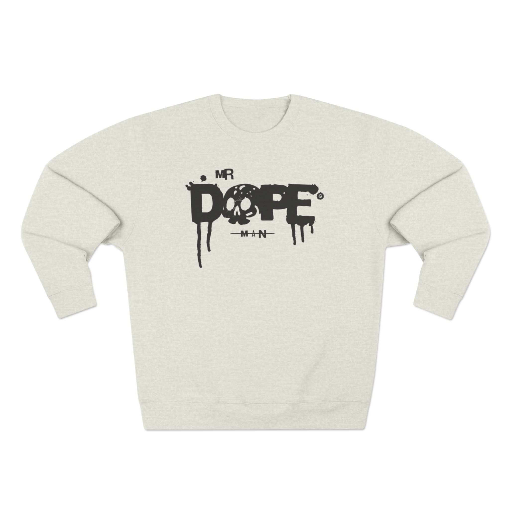 Dope Skull Crewneck Sweatshirt — Mr Dope Drip Graphic Pullover