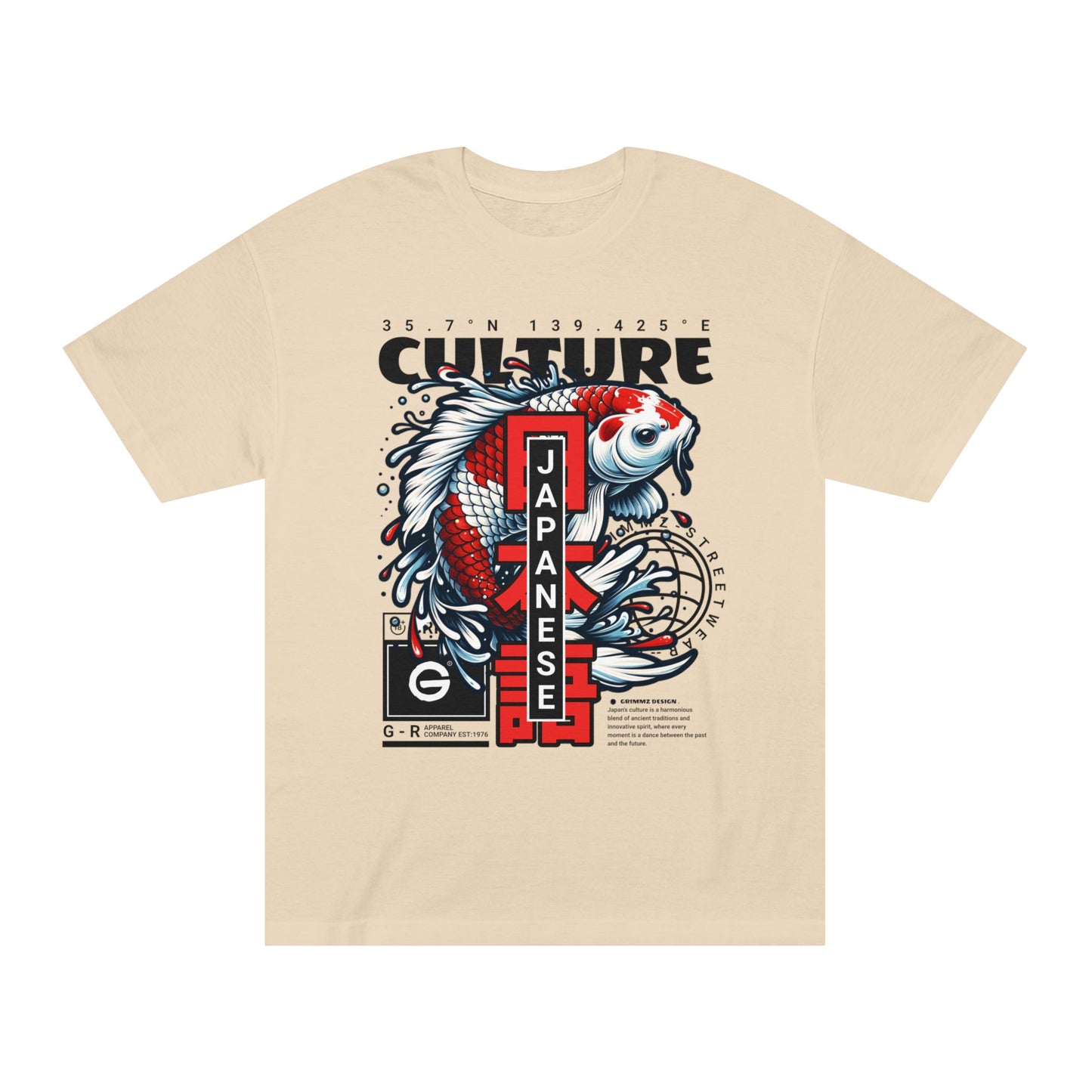 Japanese Koi Culture Graphic Tee