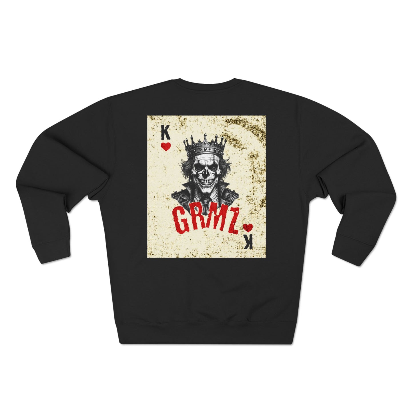 GRMZ Playing Card Skull Crewneck