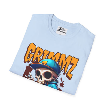Grimmz Skull Skateboard T-Shirt