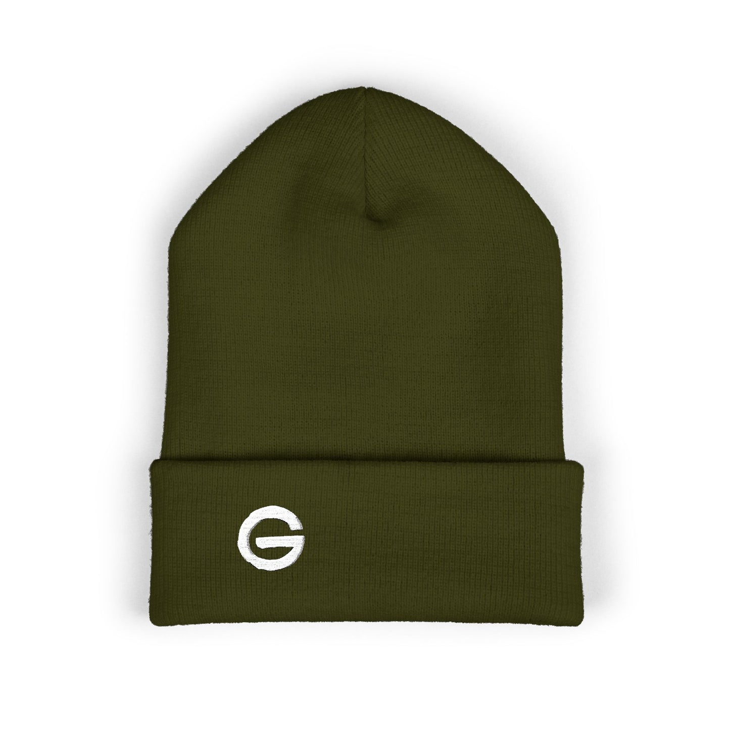 Yellow G Logo Knit Beanie