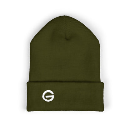 Yellow G Logo Knit Beanie