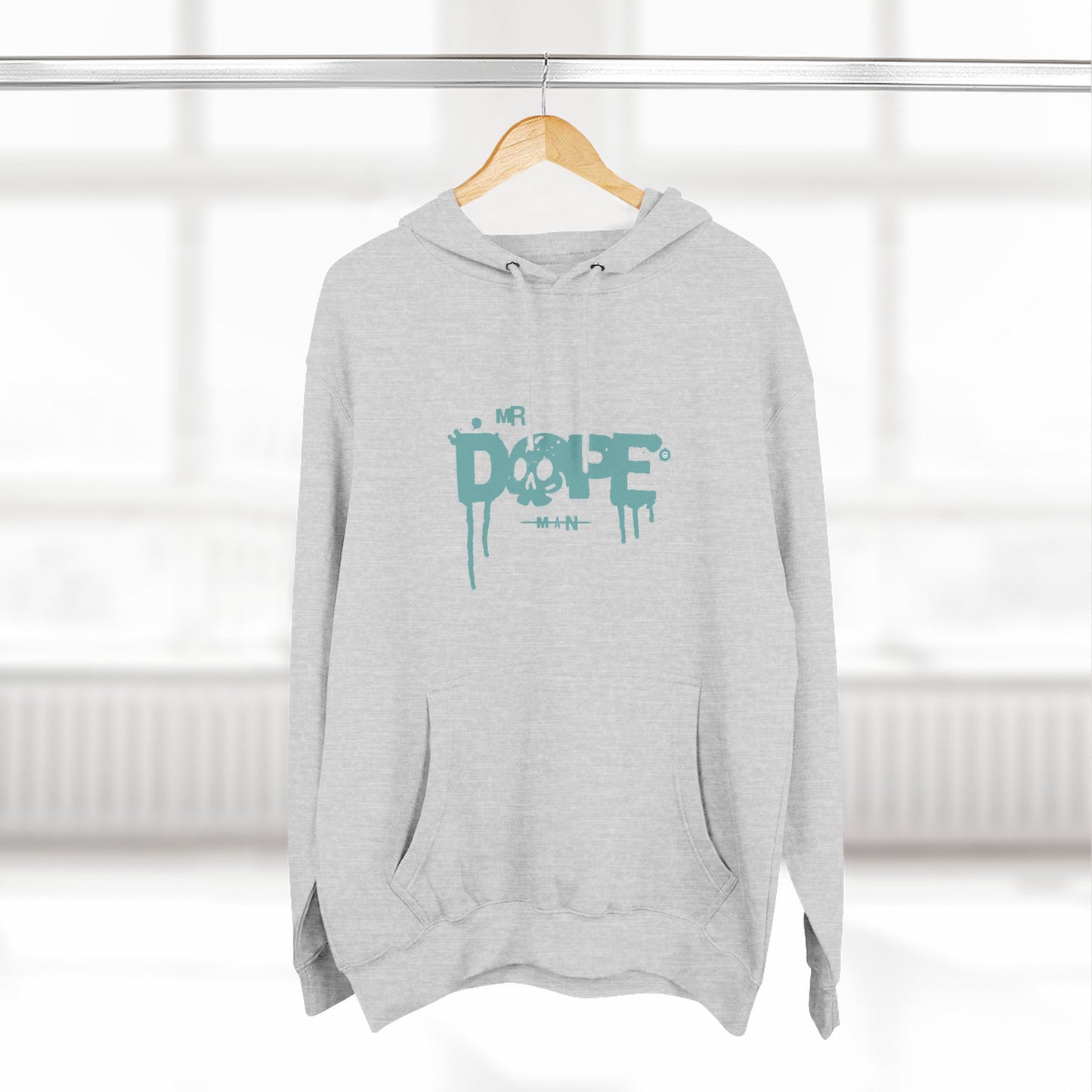 Dope Skull Fleece Hoodie Graphic Streetwear