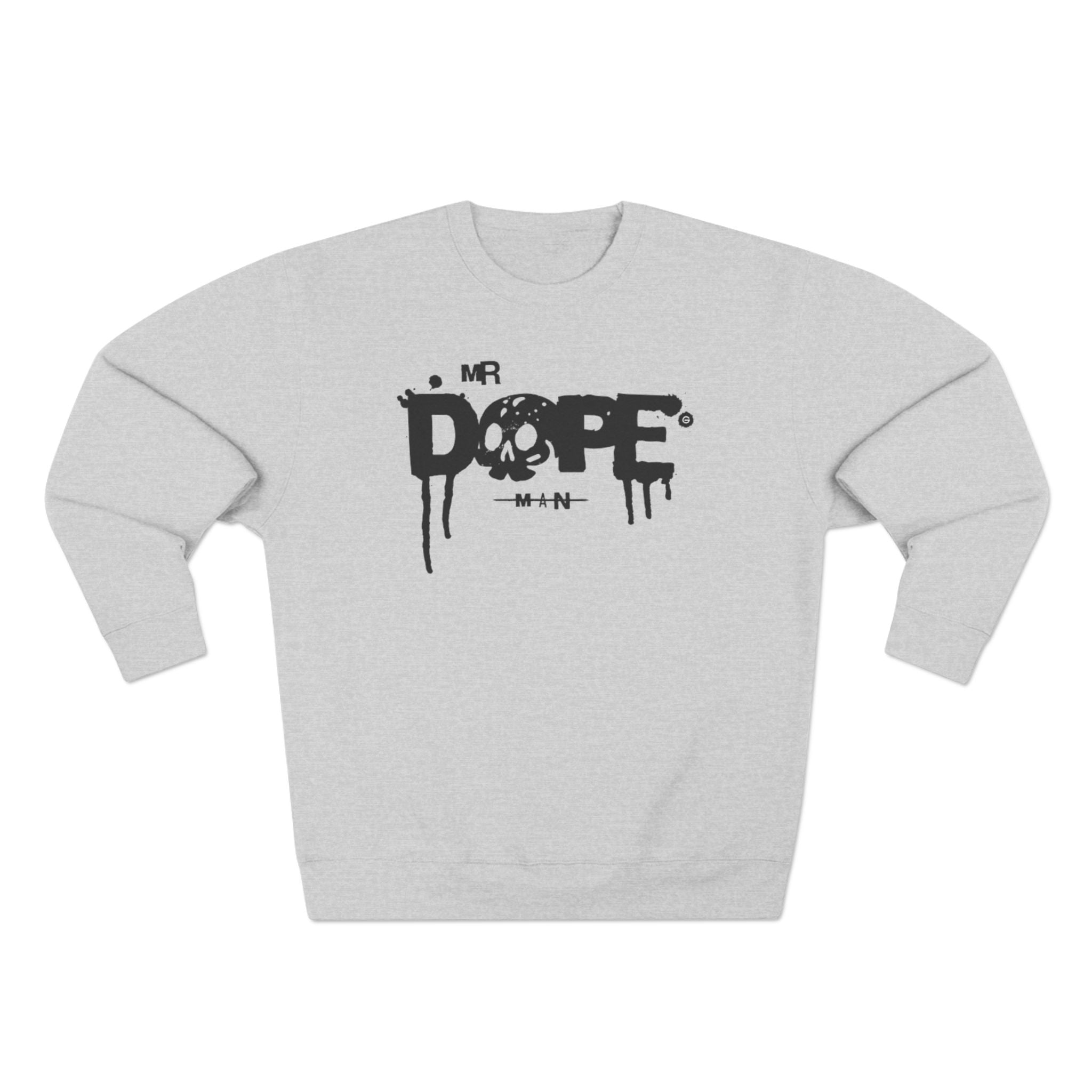 Dope Skull Crewneck Sweatshirt — Mr Dope Drip Graphic Pullover