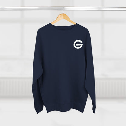 Crewneck Sweatshirt Minimal Logo Casual Pullover