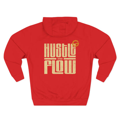 Hustle Flow Retro Gold Hoodie