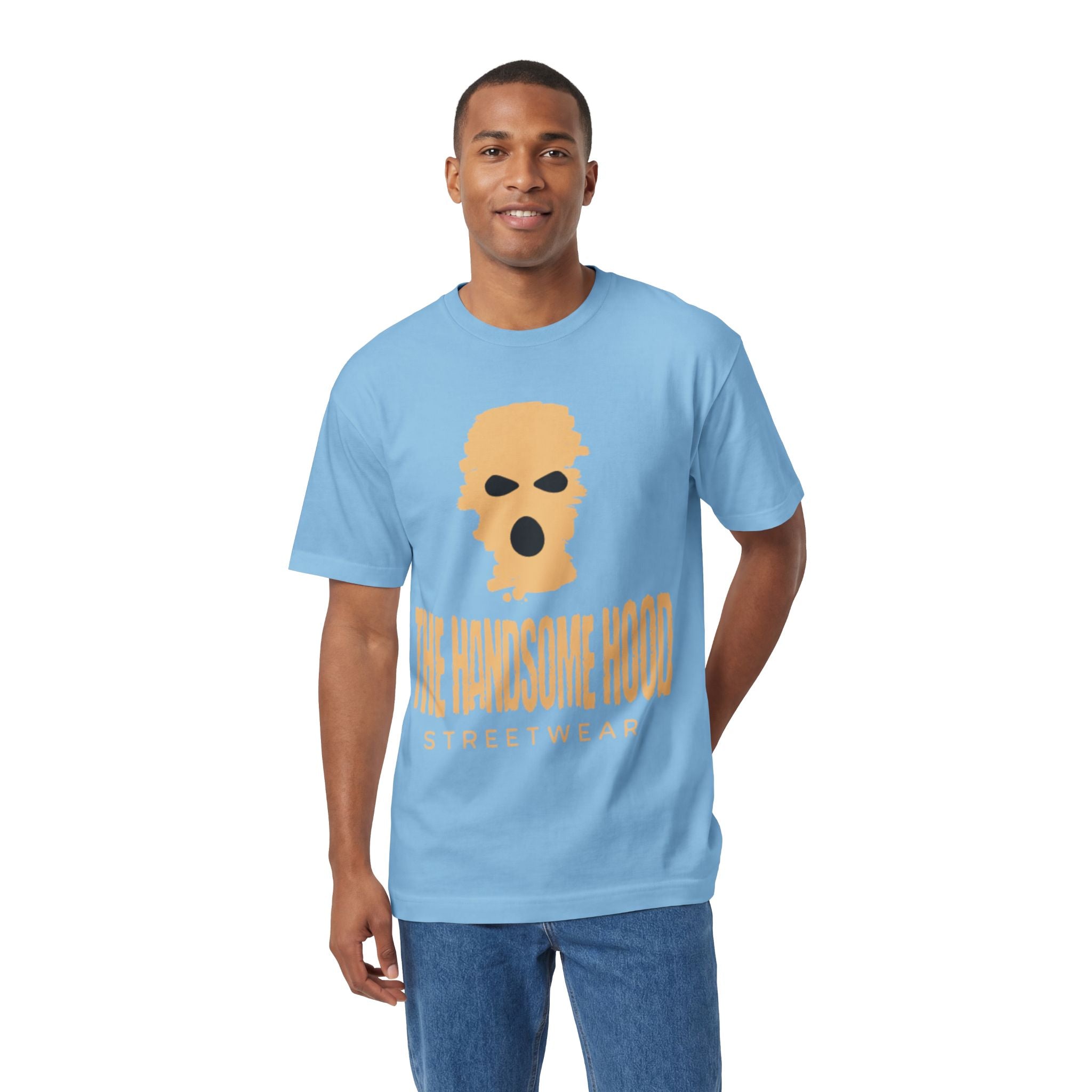 Streetwear Tee — "The Handsome Hood" Graphic T-Shirt