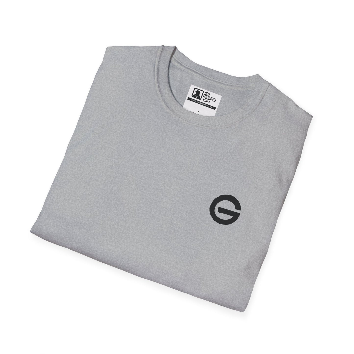 Minimal Monochrome Silhouette Logo Tee