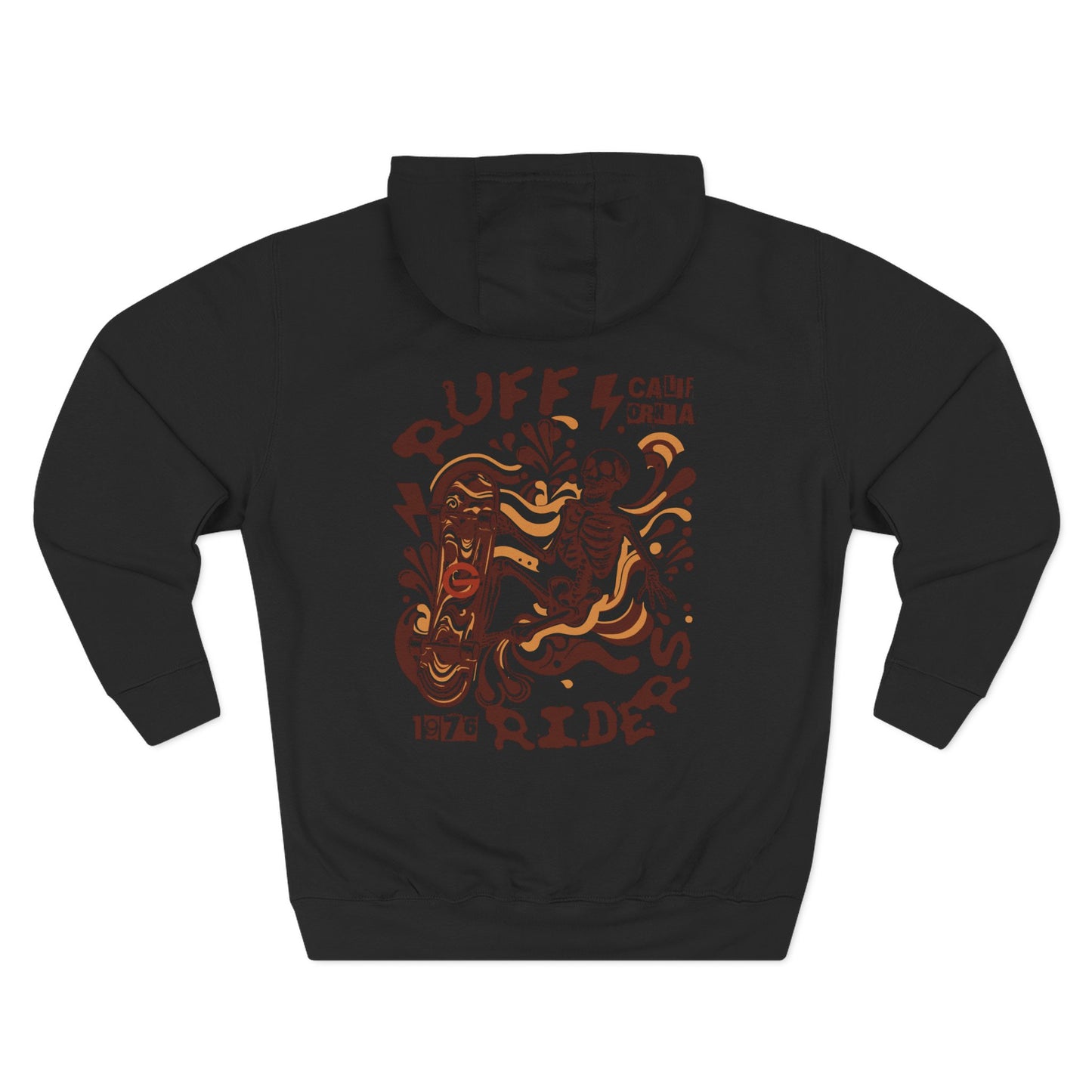 Ruff Riders Biker Skeleton Hoodie