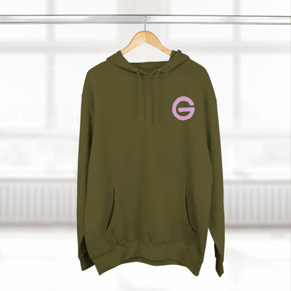 Minimalist Pink G Logo Hoodie