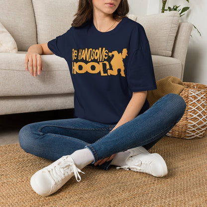 Handsomeschool Graphic T‑Shirt — 'The Handsome Hool' Retro Mascot Tee