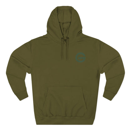 Minimalist Green 'G' Logo Hoodie