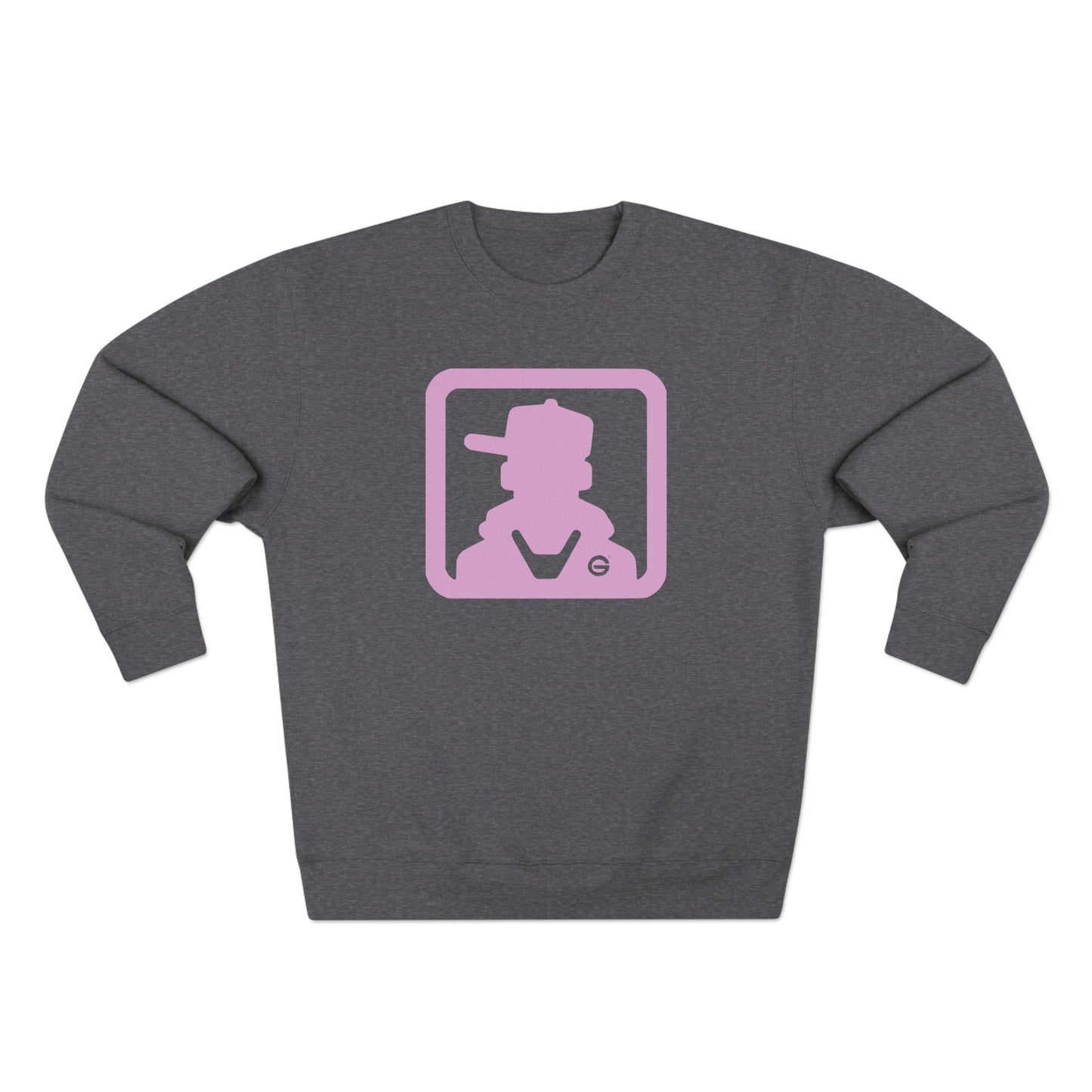 Retro Pink Silhouette Crewneck Sweatshirt