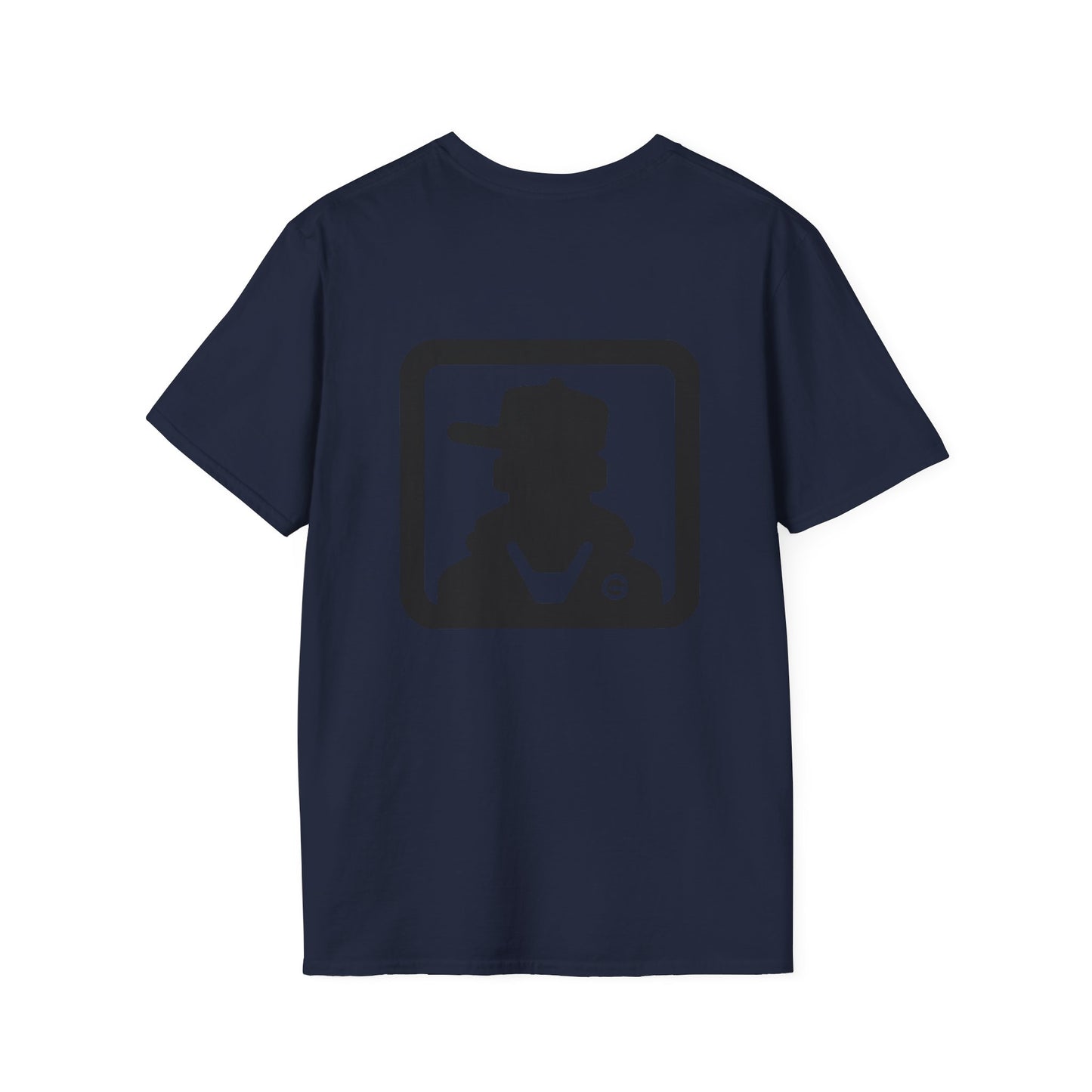 Minimal Monochrome Silhouette Logo Tee
