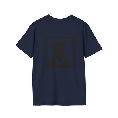 Minimal Monochrome Silhouette Logo Tee