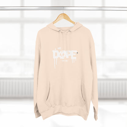 Classic White Three-Panel Hoodie