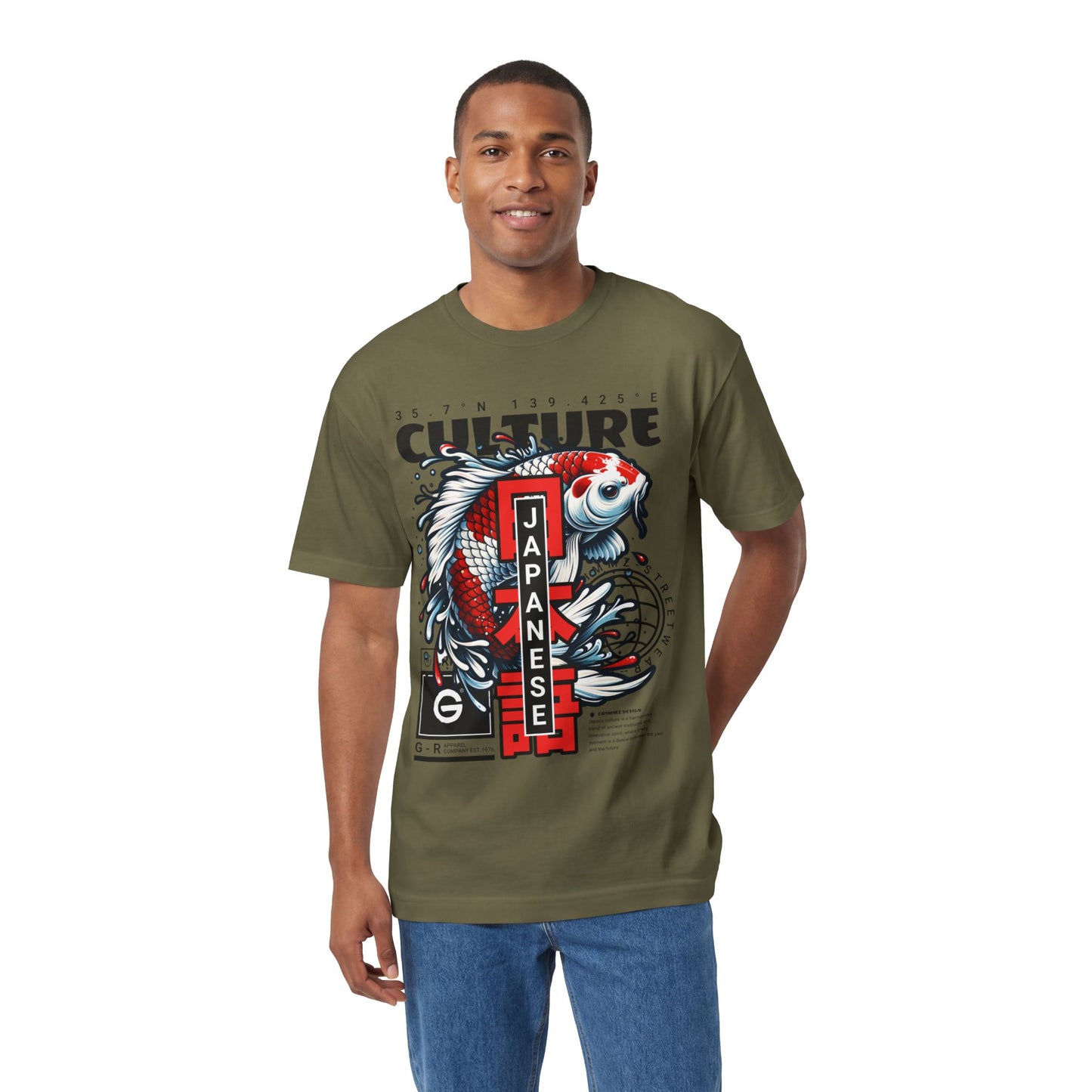 Japanese Koi Culture Graphic Tee