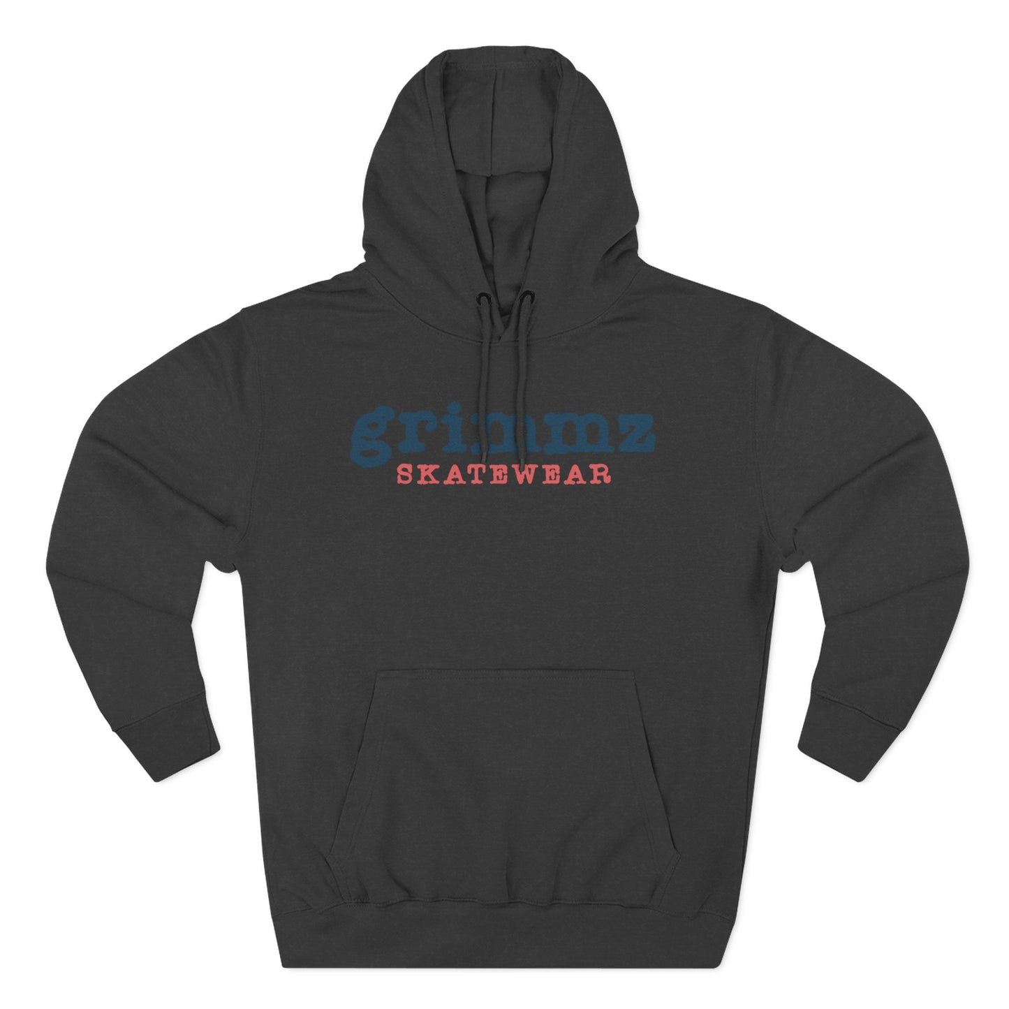 Grimmz Skatewear Fleece Hoodie — Vintage Skate Logo Pullover