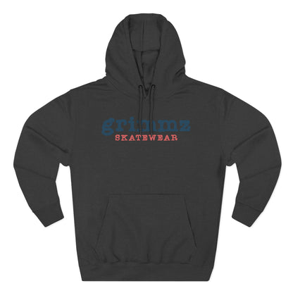 Grimmz Skatewear Fleece Hoodie — Vintage Skate Logo Pullover