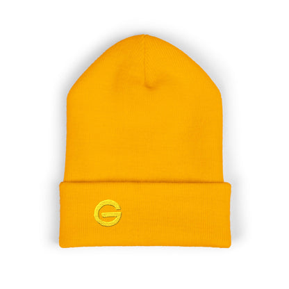 Gold G Classic Knit Beanie