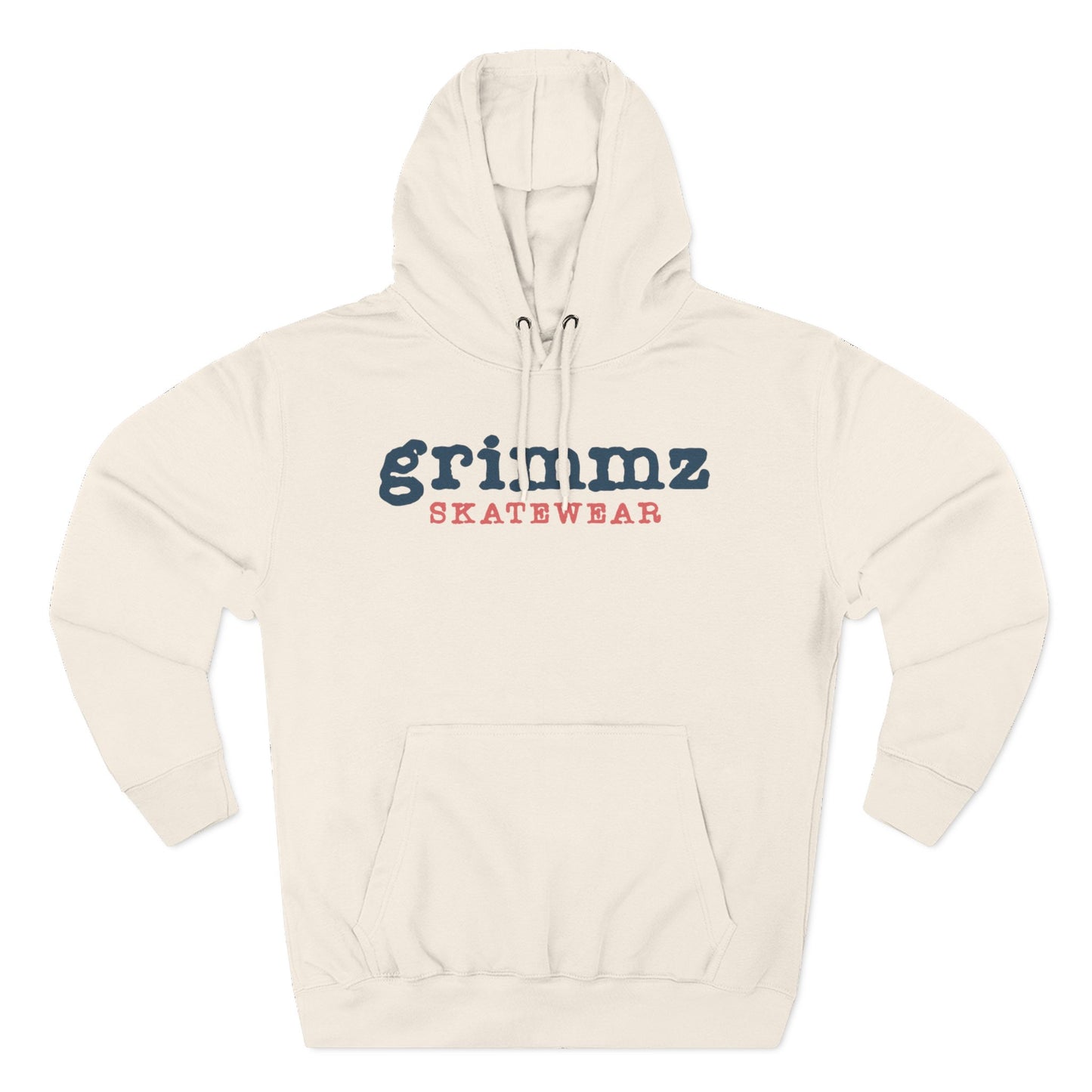 Grimmz Skatewear Fleece Hoodie — Vintage Skate Logo Pullover